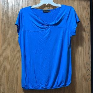 The Limited blue short sleeve top.